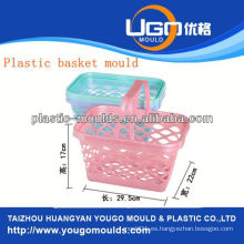Molde de la cesta de la inyección de la cesta de la comida campestre de la inyección del plástico en taizhou zhejiang China